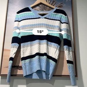 Studio works stripped sweater